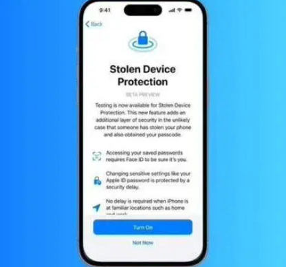 龙湾镇苹果授权维修店分享被盗设备保护功能开启方法 