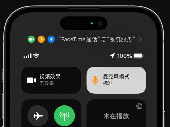 龙湾镇苹果授权维修网点分享iPhone在通话时让你的声音更清晰 