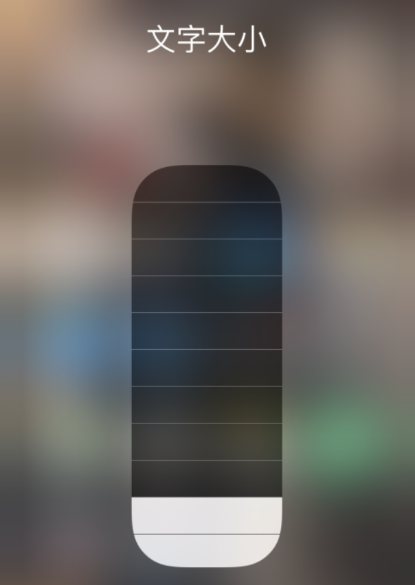 龙湾镇苹果手机维修分享小技巧：在 iPhone 控制中心快速调节字体大小 