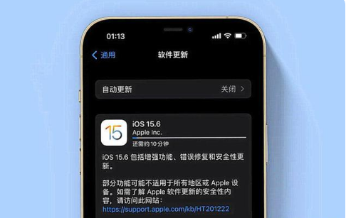 龙湾镇苹果手机维修分享iOS 15.6续航怎么样 